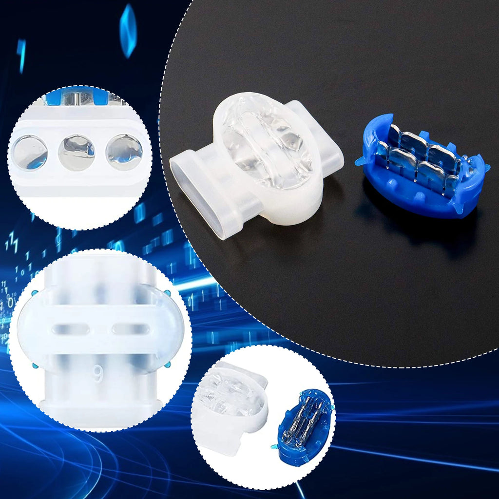 20/22pcs Waterproof Cable Clamps Wire Connectors For Garden Auto Lawn Mower 3 Pore Terminal Blocks Robotic Lawnmower Connectors