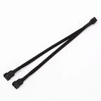 4 Pin Pwm Fan Cable 1 To 1/ 2/3/4 Ways Splitter Black Sleeved 27cm Extension Cable Connector PWM Extension Cables