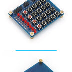 4X4 Matrix Keyboard For Arduino Array Module 16 Key Push Buttons Tastatur Switch Keypad Panel 4*4 Tasten 8LEDs Accessory DIY Kit