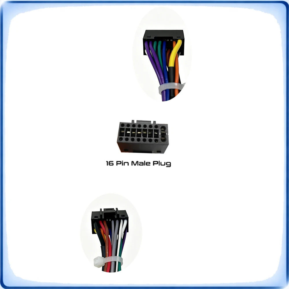 Car Radio Wiring Harness with CANBUS Decoder for VW Touareg 2003-2010 7L Dedicated Stereo Audio Cable Plug and Play