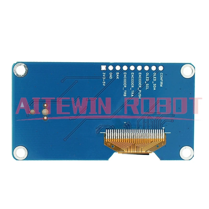 0.96 inch 1.3 inch OLED display screen combined with EC11 rotary encoder module 3.3-5V IIC interface