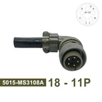 5015 MIL-C Plug Socket 18S-3 Circular Connector 18S-10 18S-11 Military Specification Connector MIL STD MS3102 MS3106 MS3108