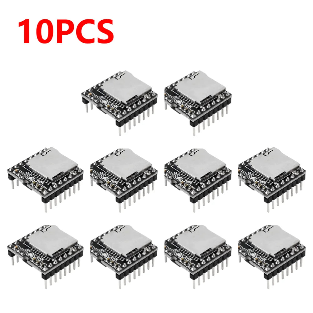 1-10PCS DFPlayer Mini MP3 Player Module V3.0 16P TF Card U Disk DF Player Module MP3 Voice Decode Board Mini MP3 Player Module