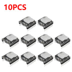 1-10PCS DFPlayer Mini MP3 Player Module V3.0 16P TF Card U Disk DF Player Module MP3 Voice Decode Board Mini MP3 Player Module