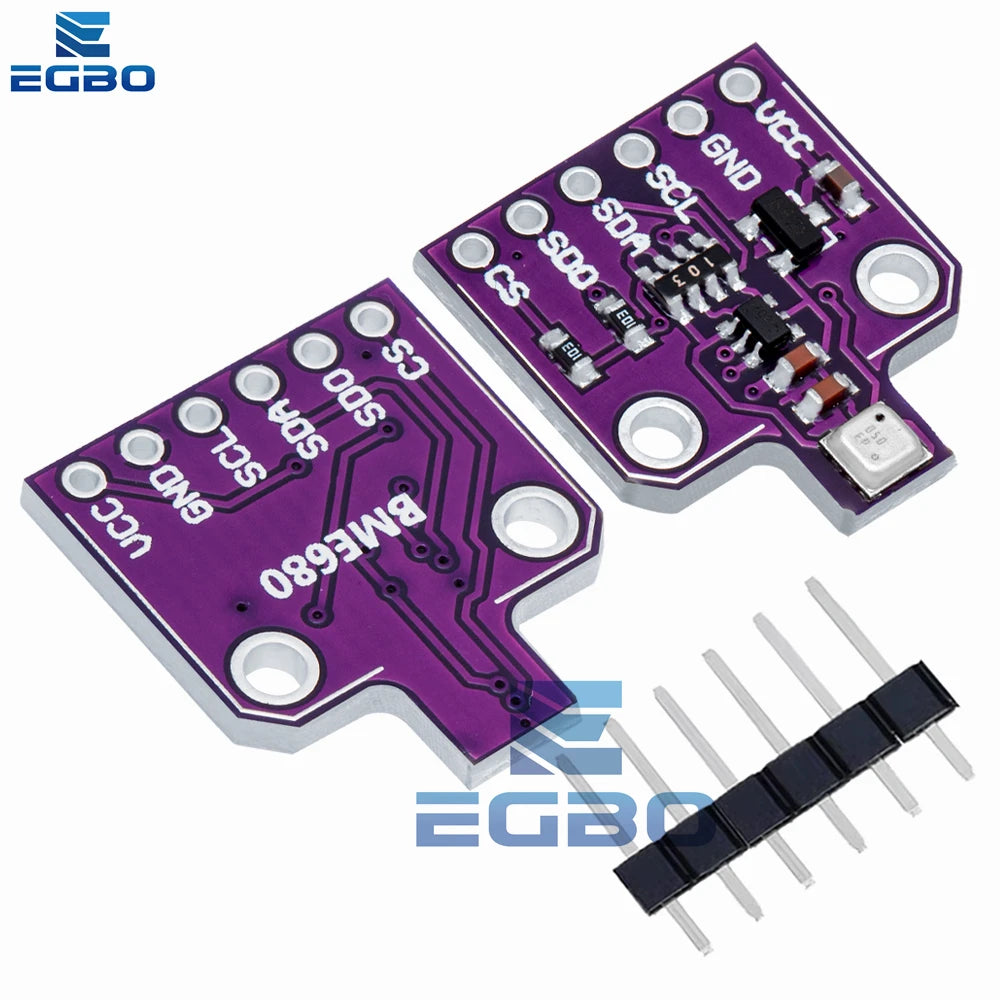 1~4PCS EGBO BME690 BME680 Digital Temperature Humidity Pressure Sensor CJMCU-680 High Altitude Sensor Module Development Board