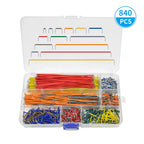 140/350/560/840Pcs U Shape Solderless Breadboard Jumper Cable Wire Kit For PCB Bread Board Prototyping Circuits, For DIY