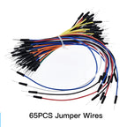 MB-102 MB102 Breadboard 400 830 Point 65 Jumper Wires Solderless PCB Bread Board Test Develop DIY for Arduino Power Module XCW