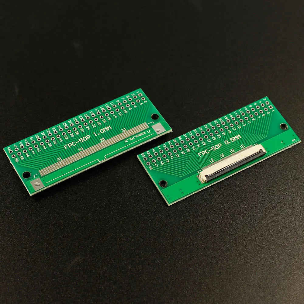FPC FFC Flexible Cable Adapter Board SMT to 2.54mm 4P/6P/8P/10P/12P/14P/15P/16P/18P/20P/22P/24P/56P/80P 0.5mm Pitch Connector