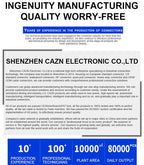 Waterproof Connector SIM Card Threaded Back Mounted Female Solder Socket With 20cm FPC Cable