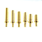 50 PCS Pogo Pin Female Contact Pad Through Holes PCB Male Header Flange Target Connector to Mate Spring Load PogoPin