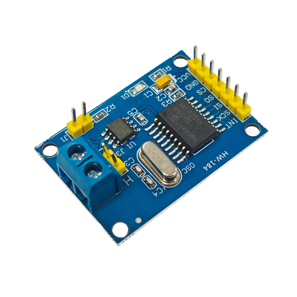 MCP2515 CAN Bus Module TJA1050 SPI Interface Receiver High Speed Industrial Grade for Arduino for STM32 for 51 MCU Automotive