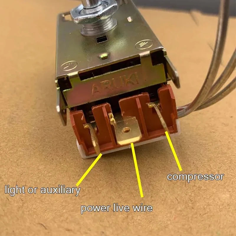 Thermostat Switch WDF19-K Refrigerator Thermostat Household Metal Temperature Controller for Siemens Bosch Refrigerator Parts