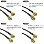 RG174 SMA to SMA Cable Male to Male extension jumper Pigtail male Adapter Cable my SMA  Antenna cable For WIFI 3G 4G GSM Antenna