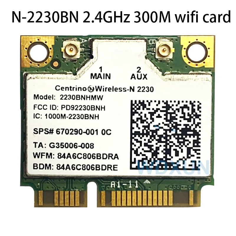 N-2230 Centrino wireless-N2230 Wlan + Bluetooth 4.0 mini pci-E Combo Karte 300M wifi+4.0BT WiFi CARD