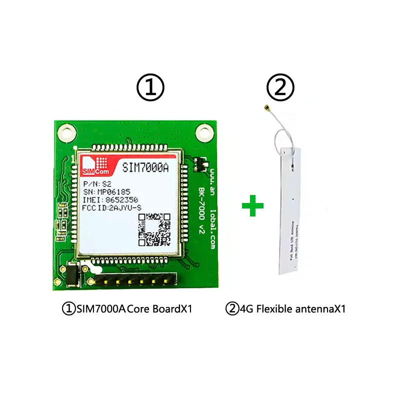 SIMcom BK-SIM7070G SIM7070E SIM7000G SIM7000E SIM7000A NBIOT CATM LPWA Core Board 1 Piece for IoT Wireless Communication