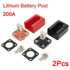 2pc 100-200A High Current Energy Storage Terminal Battery Connector Terminal Block Electrical Testing Equipment Accessories