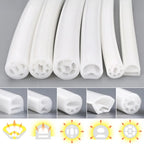 Round Flexible LED Neon Rope Lamp Silicone Tube 180/270/360° Tape Lamp Diffuser For WS2811 WS2815 Outdoor Decor Neon Strip Light