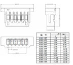10Set Mini SH 1.0 2Pin 3P 4P 5P 6P 8P 10P 12P Micro PCB Vertical/RA SMT Male Pin Header Wafer Socket+Female Wires Cable 20mm