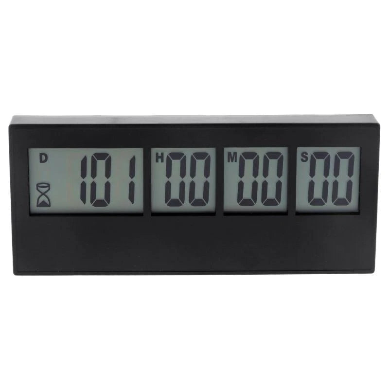 Days Countdown Clock LCD Digital Screen Kitchen Timer Event Reminder for Wedding Retirement Lab Cooking Kitchen
