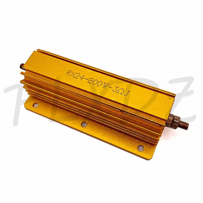 2PCS 200W RX24 Aluminum Power Metal Shell Case Wirewound Resistor 0.1~10K 0.2 0.5 1 2 3 4 6 4.7 8 10 15 47 100 200 470 1K 10Kohm