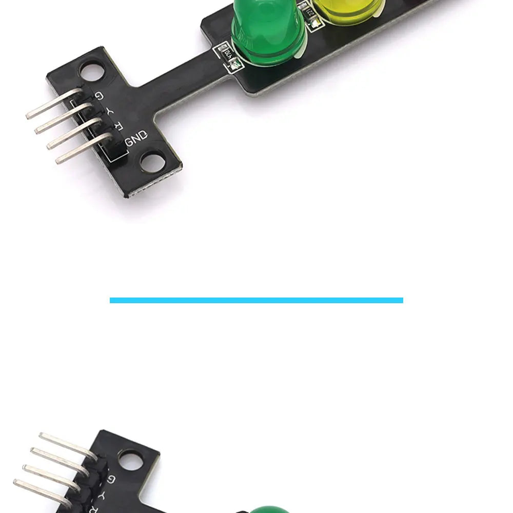 Mini 5V Traffic Light Module for Arduino 5mm LED RGB Set of 1/5/10 Pcs Electronic Learning Traffic Light System Model