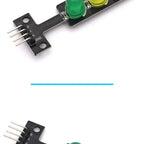 Mini 5V Traffic Light Module for Arduino 5mm LED RGB Set of 1/5/10 Pcs Electronic Learning Traffic Light System Model