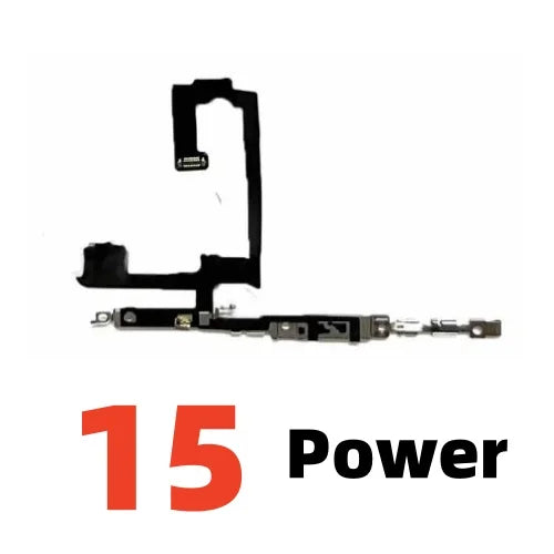Power Flex Cable for iPhone 14 Plus 15 13 Pro Max 11 12 Volume Flex Ribbon Tape Side Button Distance Ambient Fix Parts