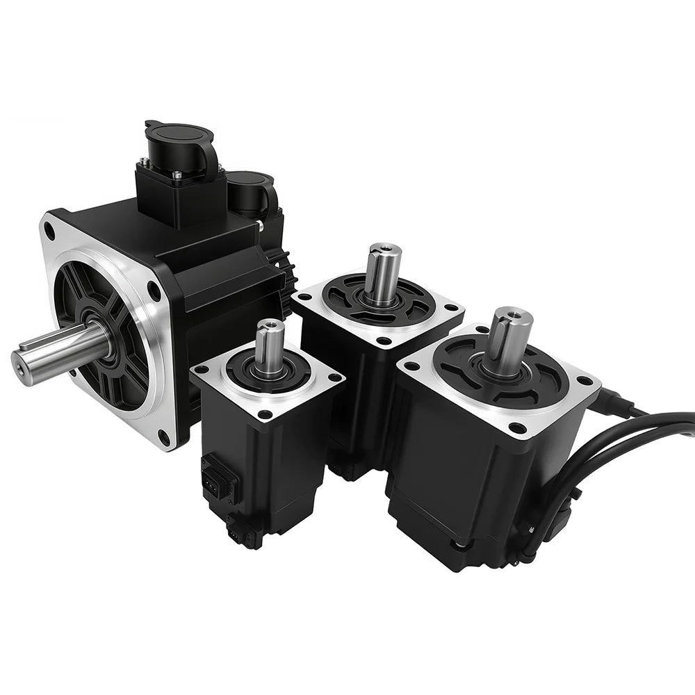 Servo Motor 1000W/1.5KW/1200W/1500W/1800W/750W Servo Motor 130 and Driver EtherCAT Servo Motor 220V with Driver with Brake CNC