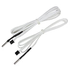 2pcs HT-NTC100K Thermistor Temperature Sensor 3D Printer Parts for High Temperature Filament 350 Degrees B3950 For1M 2M