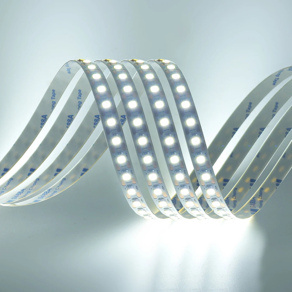 5mm 8mm PCB Led Strip Light 1 LED Cut 12V 24V 5m 2835 SMD 120LEDs/m High Brightness Flexible Tape LED Lighting Ribbon for Home