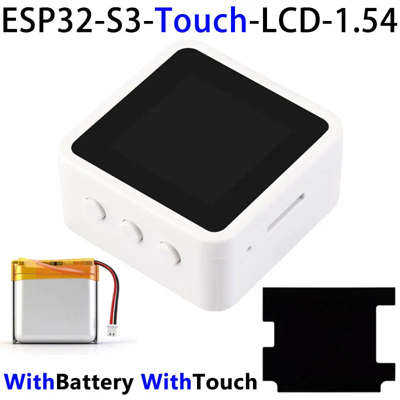 ESP32-S3 1.54" IPS LCD Development Board N16R8 Type-C WiFi Bluetooth DeepSeek AI Voice Interaction DIY Maker Kit Optional Touch