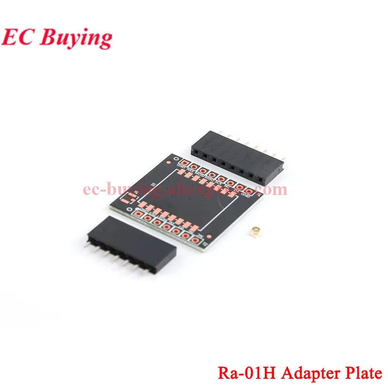 10Pcs/1pc SX1276 Ra-01H LoRa Wireless Spread Spectrum RF Module Communication 868MHz 3.3V Serial SPI Interface Ra-01 Adapter