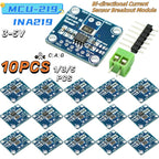 1 -10PCS Zero INA219 MCU-219 Bi-directional Current Sensor Breakout Module I2C Zero Drift Power Monitoring Sensor Module