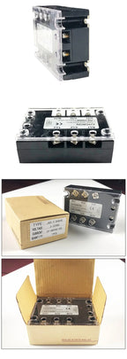 3 Phase DC-AC 10A 25A 40A DA 60A 80A 100A 200A Three Phase SSR 3-32V DC Control 24-480V AC Solid State Relay SSR JGX-3 D4840