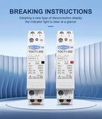 TOMZN TOCT1 2P 25A DC 12V 24V Coil 220V/230V 50/60Hz DIN Rail Household AC Modular Contactor 2NO or 1NO 1NC