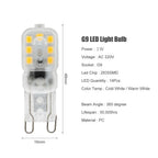 1pcs Mini G9 1W 2W LED Light Bulb AC 220V SMD 2835 LED Lamp For Chandelier Replace 20W 30W Halogen Lamp Home Indoor Lighting
