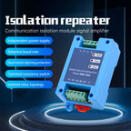 DC 12-36V RS485 Isolation Repeater Hub 2-port Communication Isolation Module Signal Amplifier Supports Din35mm Guide Rails