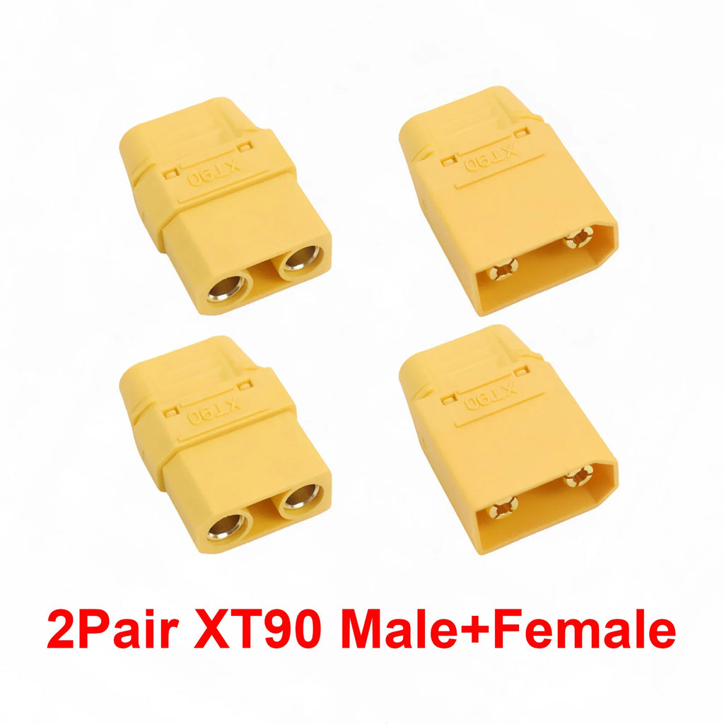 XT90 Male Female Connector Plug Welding Terminal Plugs for RC Lipo Battery Drone Boat Airplane Wire Cable Connectors Adapter