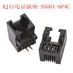 10PCS Telephone Socket Connector RJ11 RJ12 RJ45 Telephone Wifi Female Socket 2pin 4pin 6pin 8pin 4P4C 6P6C 6P4C 8P8C RJ45 Jack