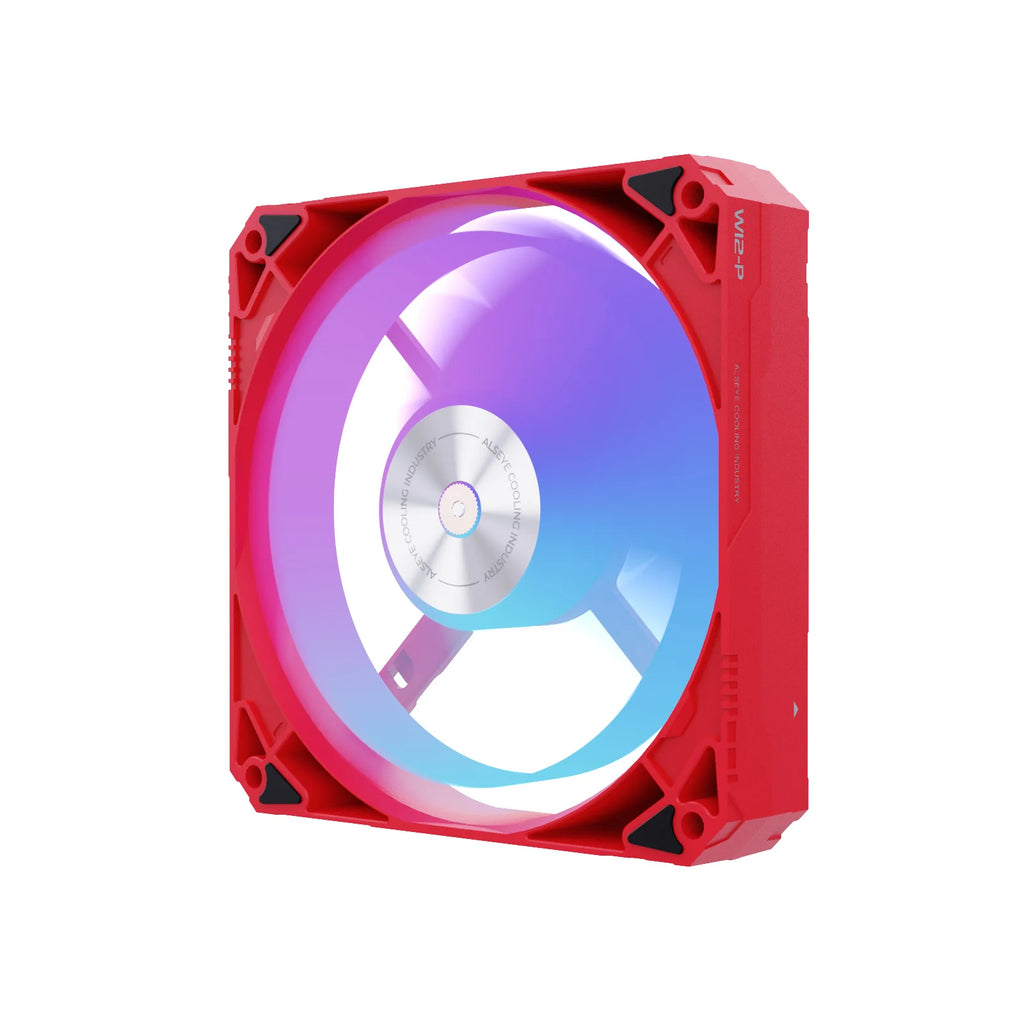 ALSEYE W12P 12CM Case Cooling Fan ARGB Light Synchronization PWM Intelligent Temperature Control Silent Fan 900-3000RPM