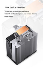 JONSBO CR-1000 EVO Tower CPU Cooler Nickel Plated 4 Heat Pipe 5V 3PIN ARGB Fan Air-Cooled Radiator For LGA1700 115X 1200 AM4 AM5