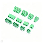 10pcs 10pairs 15EDG 3.81/3.5mm 300V8A 2/3/4/5/6-16P KF2EDG Straight Right Angle Screw Plug In PCB Wire Terminal Block Connector