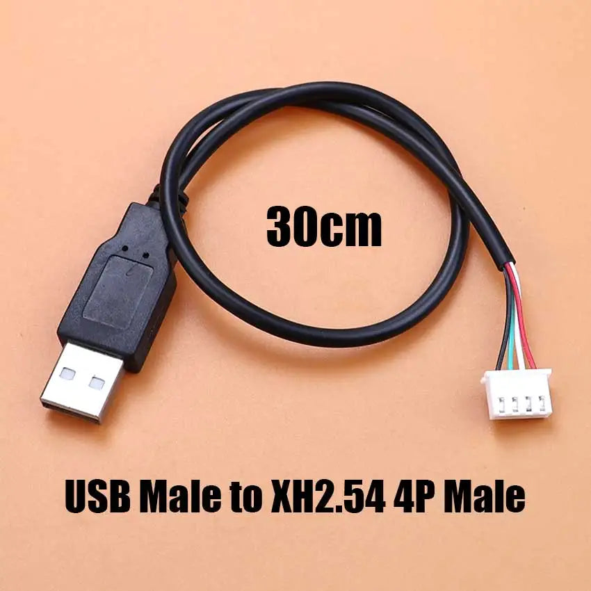 USB A 2.0 Male Female Plug to XH2.54 PH2.0 1.25 Du-Pont Terminal Wire Power Cord USB Adapter Extension Cable Touch Screen Cable