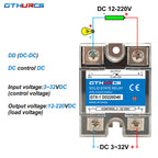 SSR 10A 25A 40A 60A 80A 100A 120A high quality Single Phase Solid State Relay DC Control AC 3-32V Control 220V 10DA 25DA 40DA
