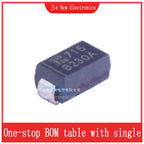 10PCS/100PCS SMD Schottky Diode B340A-13-F B2100A B220A B230A B240A-13-F B260A-13-F B320A B330A  B350A B360A-13-F B1100 DO-214AC
