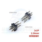 10/20pcs Pcs 2.54mm Double Row Male 2*40P PCB Board Pin Header Connector Strip Pinheader 2/3/4/5/6/8/10/12/20/40Pin For Arduino