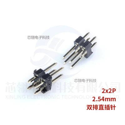 10/20pcs Pcs 2.54mm Double Row Male 2*40P PCB Board Pin Header Connector Strip Pinheader 2/3/4/5/6/8/10/12/20/40Pin For Arduino