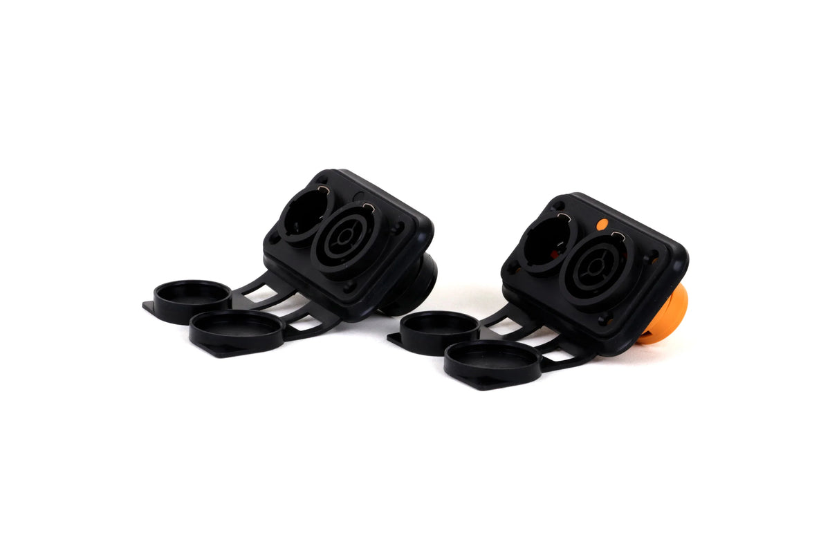 Waterproof True Locking 3Pin Powercon Male/Female Plug Connector In&Output NAC3FX-WP Coupler Panel Mount Chassis Socket Adapter