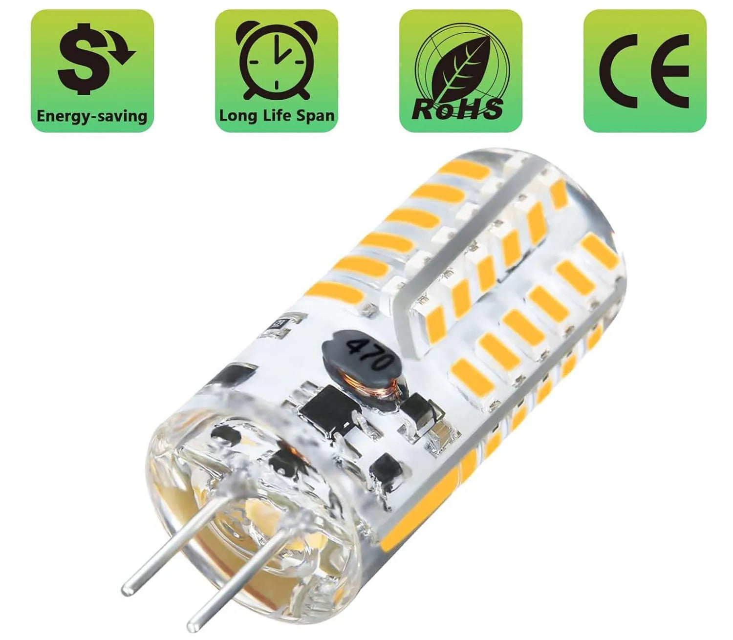 10Pcs G4 LED Bulb 12W 9W 5W 3W 2W AC DC12V SMD 2835 3014 SMD LED Light Mini Silicone Lamp Warm White White 360 Degree Angle