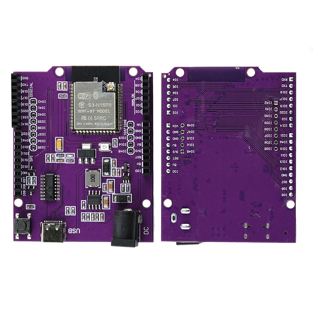 ESP32-S3 Development Expansion Board for Python IDE with ESP32 S3 N16R8 Wifi Module Multipurpose Connection Type-C